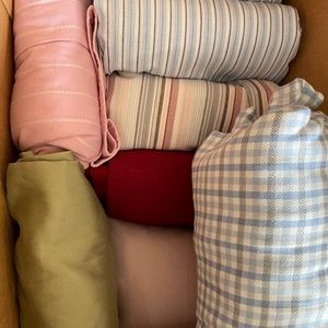 lot of 7 branded long sleeve regular dress shirt size large (16.5x34)